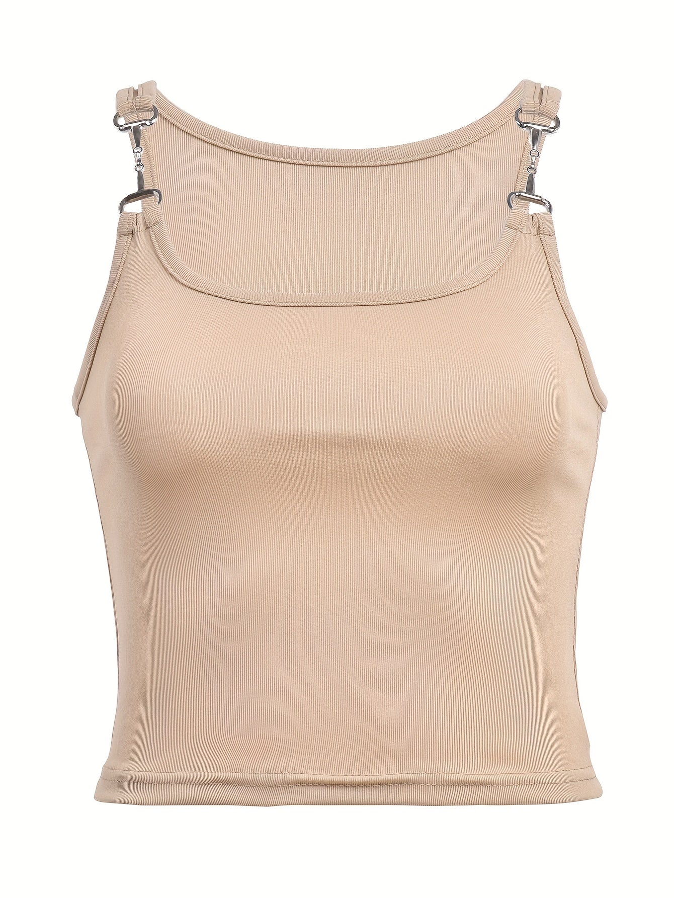 Solid Chain Linked Sleeveless Top Women's Lingerie