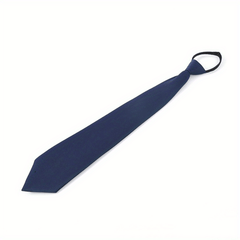 Zipper Tie Classic Pre Tie Adjustable Ties for Daily Dress Wedding Party