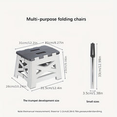Portable Folding Stool Outdoor Camping Fishing Plastic Small Stool