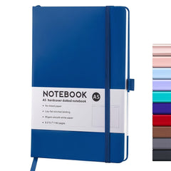 A5 Lined Hardcover Journals Notebook 192 Pages 10 Colors Classic Ruled Notebooks
