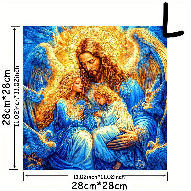 Hot Wooden Puzzle - Jesus and Angel - Ages 3+