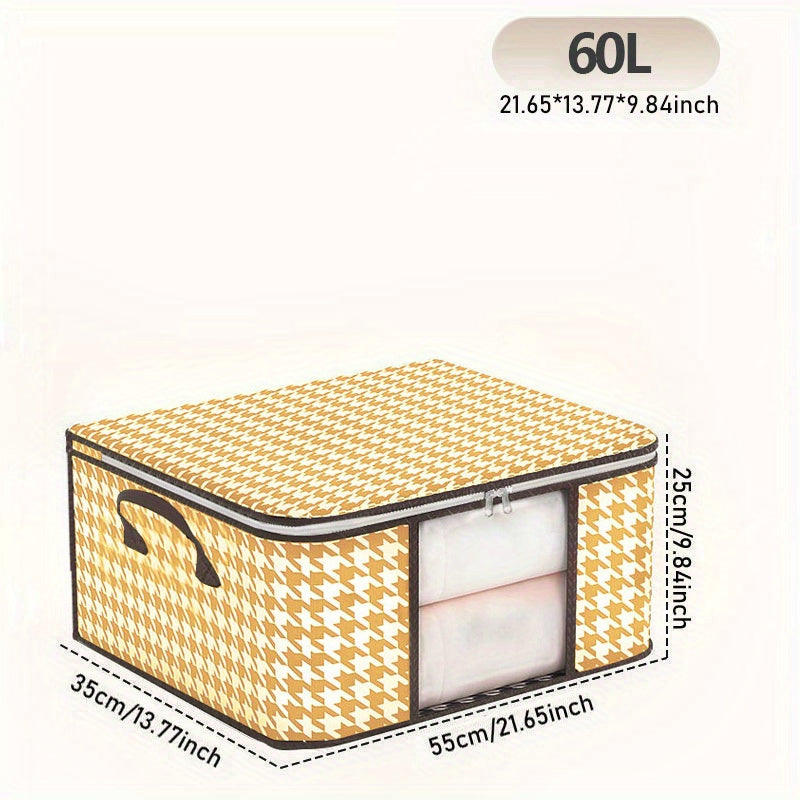 Large Capacity Quilt Storage Bag Portable Clothes Packing Cube Foldable Wardrobe