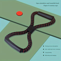 8 Shaped Camo Yoga Resistance Rope For Chest Expansion Body Shaping