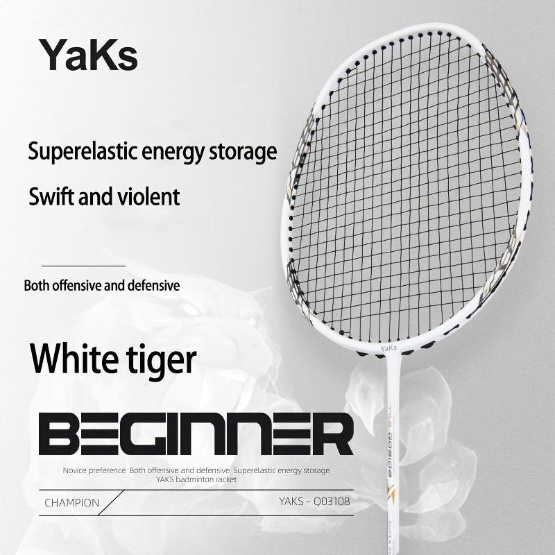 YaKs Carbon Composite Badminton Racket Ultra Light Speed Type