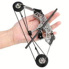 Mini Handheld Composite Bow Set Stainless Steel Decompression Toy