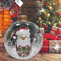 Giant Inflatable Christmas Ball, Outdoor PVC Decorated Ball