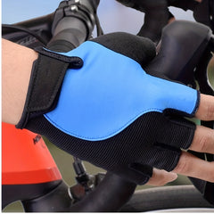 Fingerless Cycling Gloves with Anti Slip Pad Lightweight