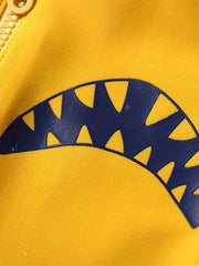 Baby Boys Yellow Shark One Piece Swimsuit Set