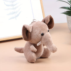 Elephant Plush Toy Holiday Gift Animal Stuffed Pendant Doll