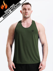 Men's Stretch Sleeveless Tank Top for Gym Workout - Comfy & Breathable
