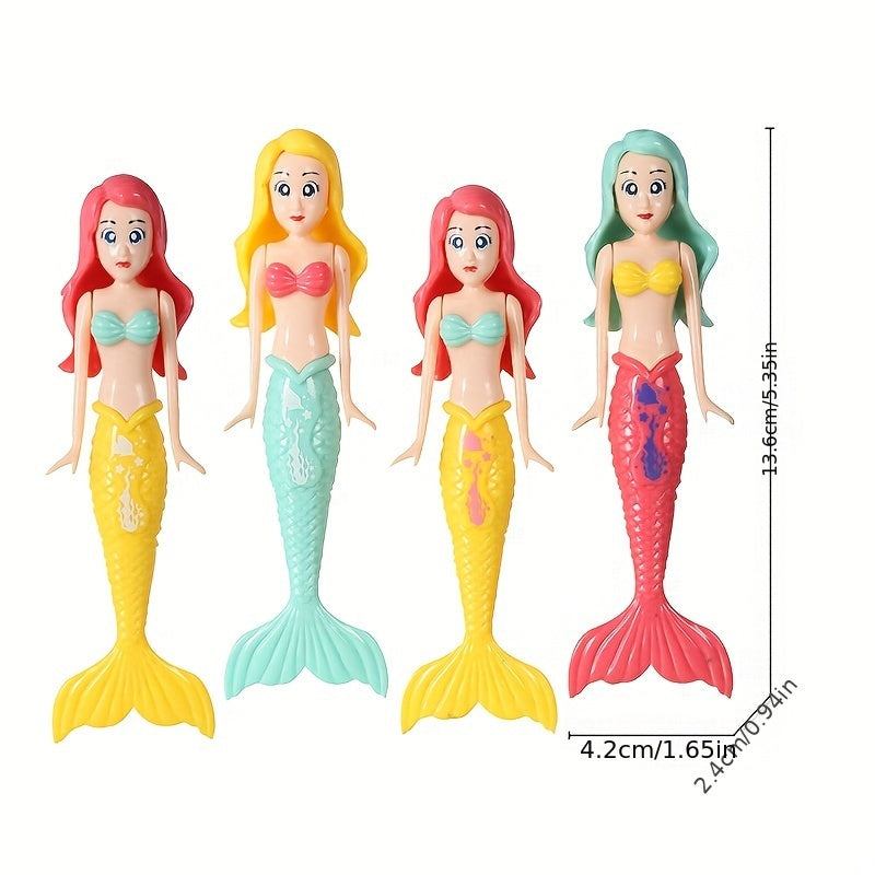 Diving Pool Toy Set - Underwater Swim Pool Games - Beach Dive Sticks Rings