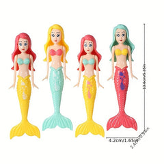 Diving Pool Toy Set - Underwater Swim Pool Games - Beach Dive Sticks Rings