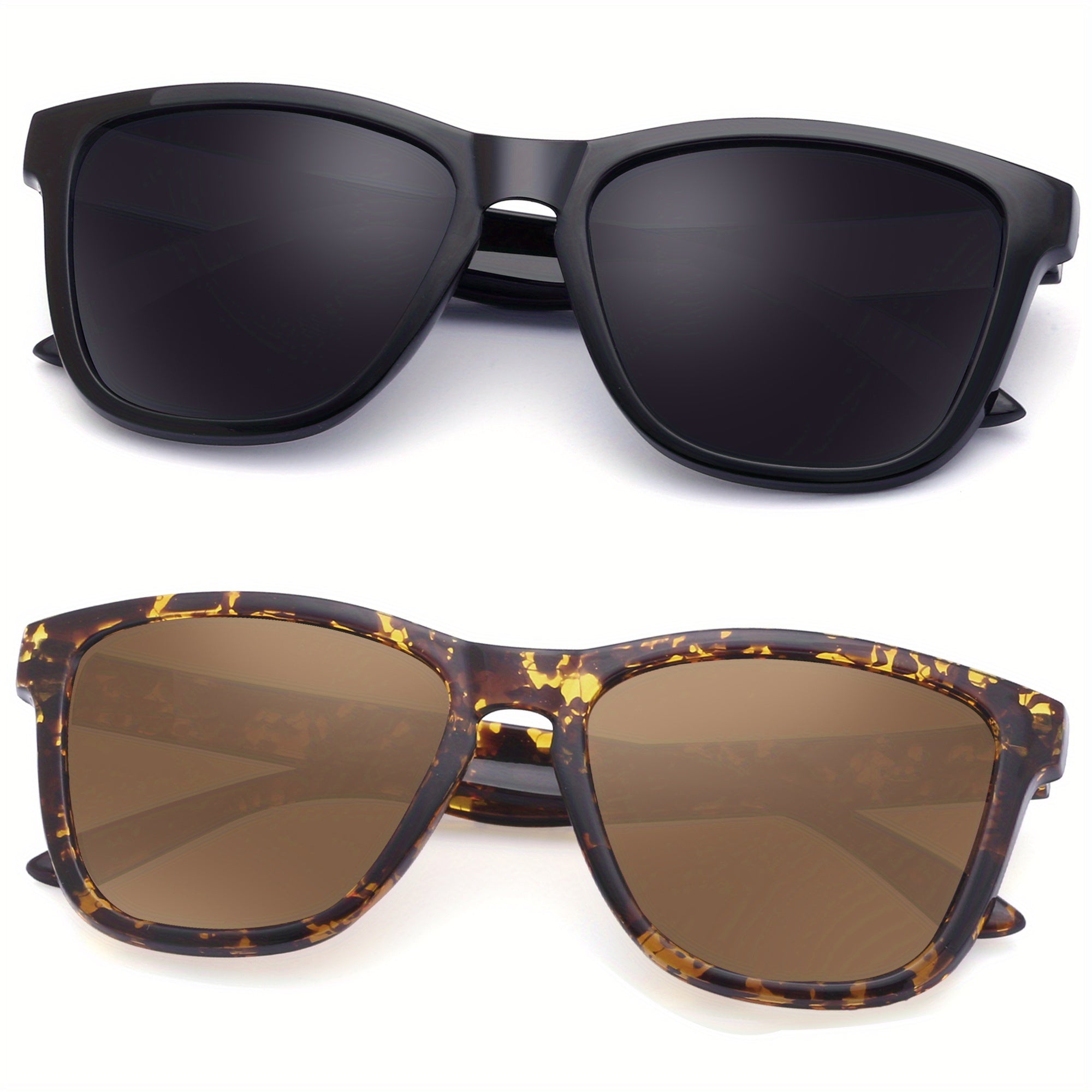Men's Polarized Vintage Square Sunglasses UV400