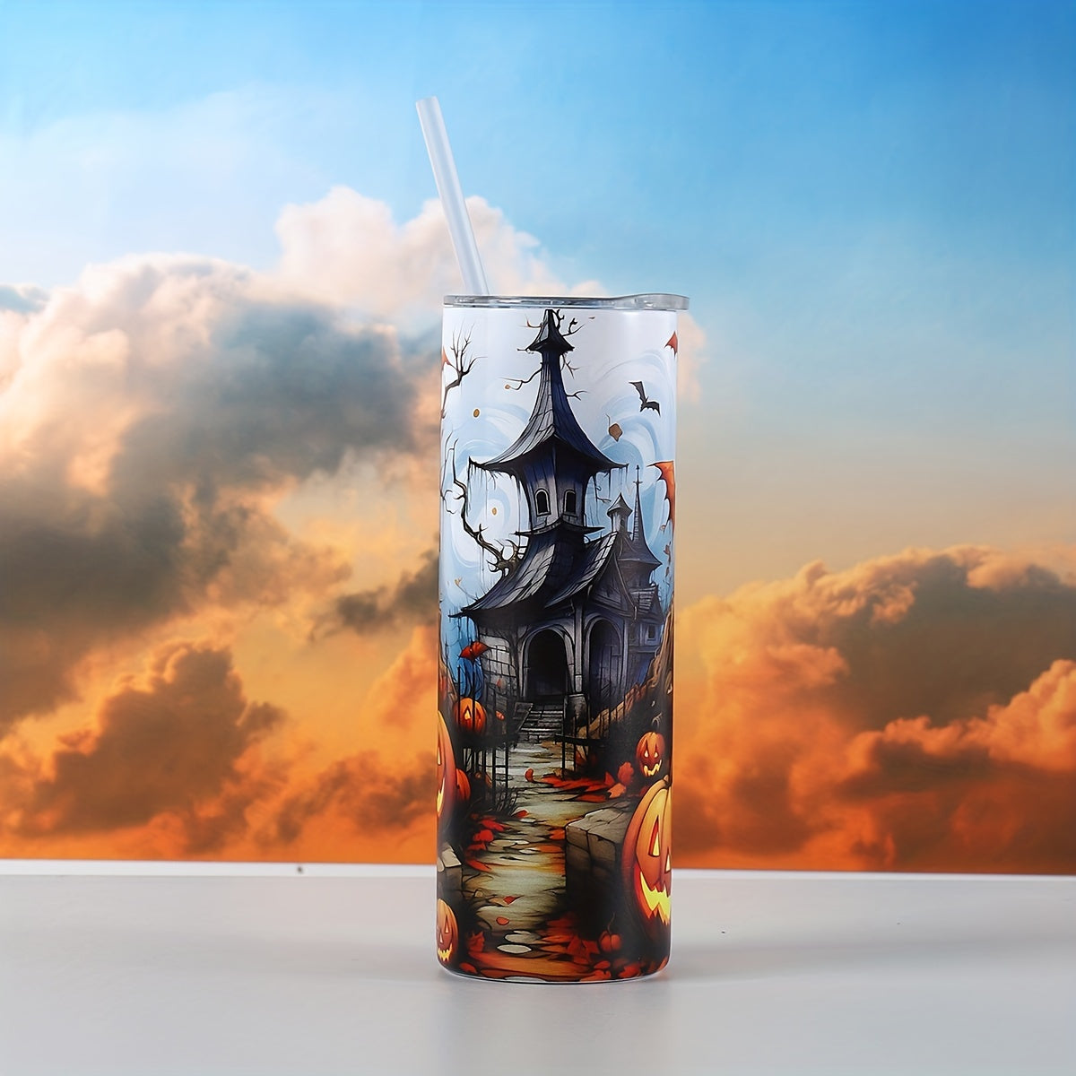 590ml Halloween Leakproof Insulation Water Cup Stainless Steel Bottle