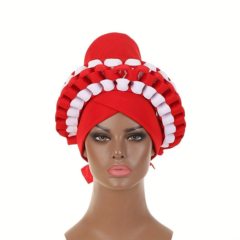 Double Braided Turban Cap Beanie Elastic Bonnet Head Wrap Hijab Hat Women
