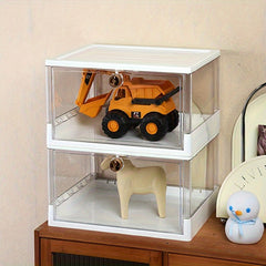 Plastic Shoe Rack Box Stackable Shoe Storage Box Entryway Hallway Bedroom