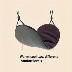Adjustable Soft Blackout Sleep Eye Mask for Travel Rest Nap