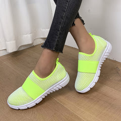 Women's Lightweight Mesh Slip-on Sneakers Breathable Casual Shoes