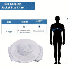 Cowboy Bee Veil Hat Beekeeping Protective Gear