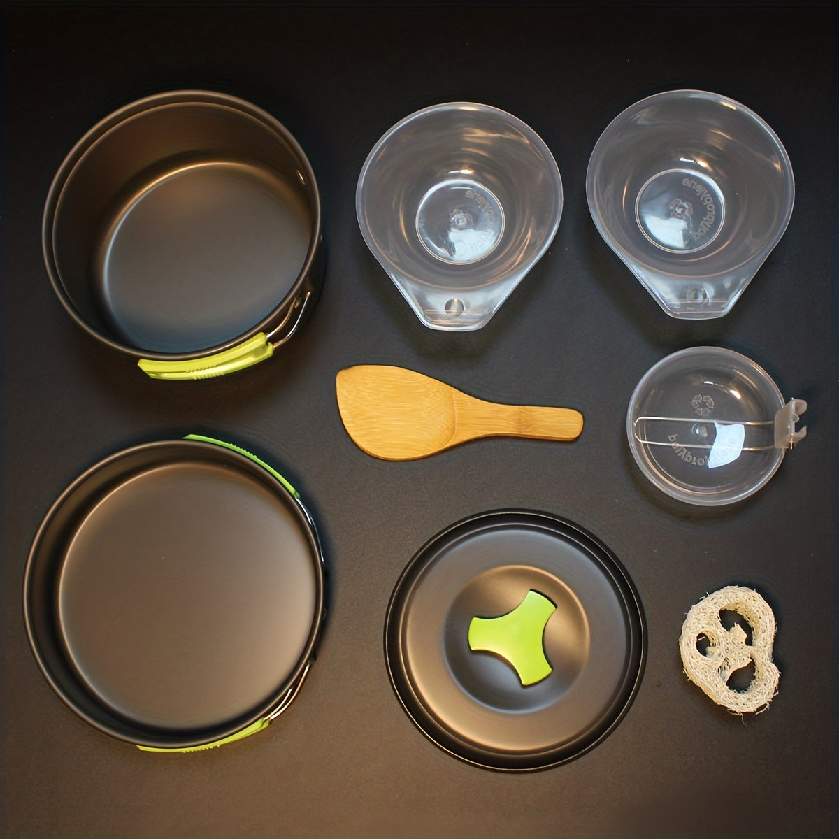 Portable Camping Pot Set for Picnic BBQ 1-2 People