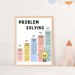 Classroom Problem Solving Wall Decor & Self-Regulation Solutions