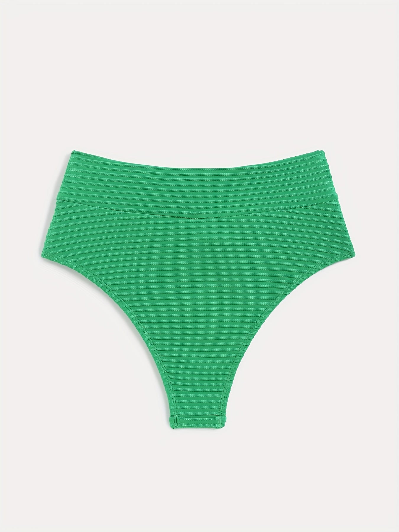 Smocked Ruched Bikini Bottom High Cut Beachwear Bottom Women's Swimwear