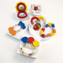 6pcs Baby Rattle Toy Cartoon Changing Novelty Rattle Toy Gift