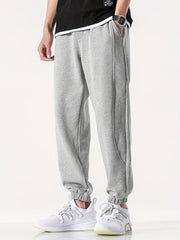 Men's Loose Fit Casual Pants Tapered Joggers Sweatpants