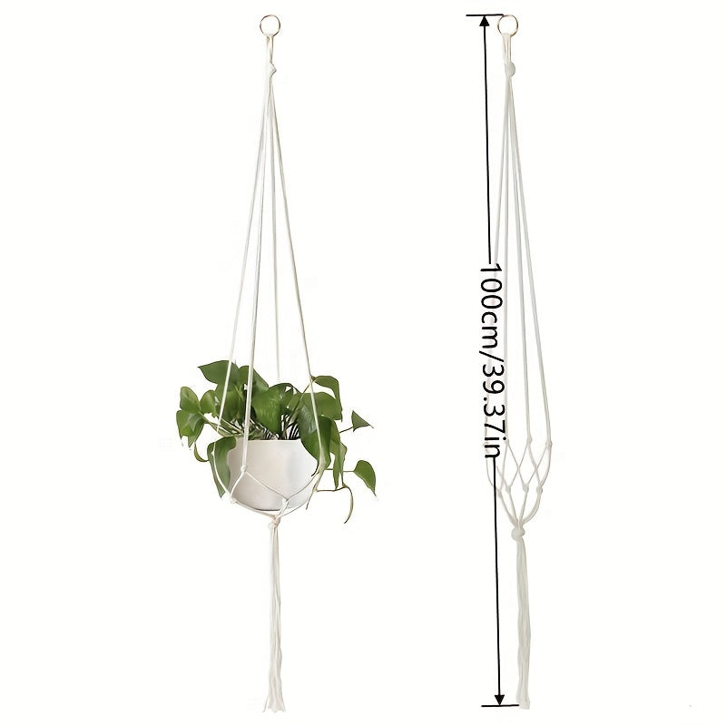 Macrame Plant Hanger Baskets Flower Pots Holder Balcony Hanging Decoration