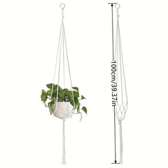Macrame Plant Hanger Baskets Flower Pots Holder Balcony Hanging Decoration