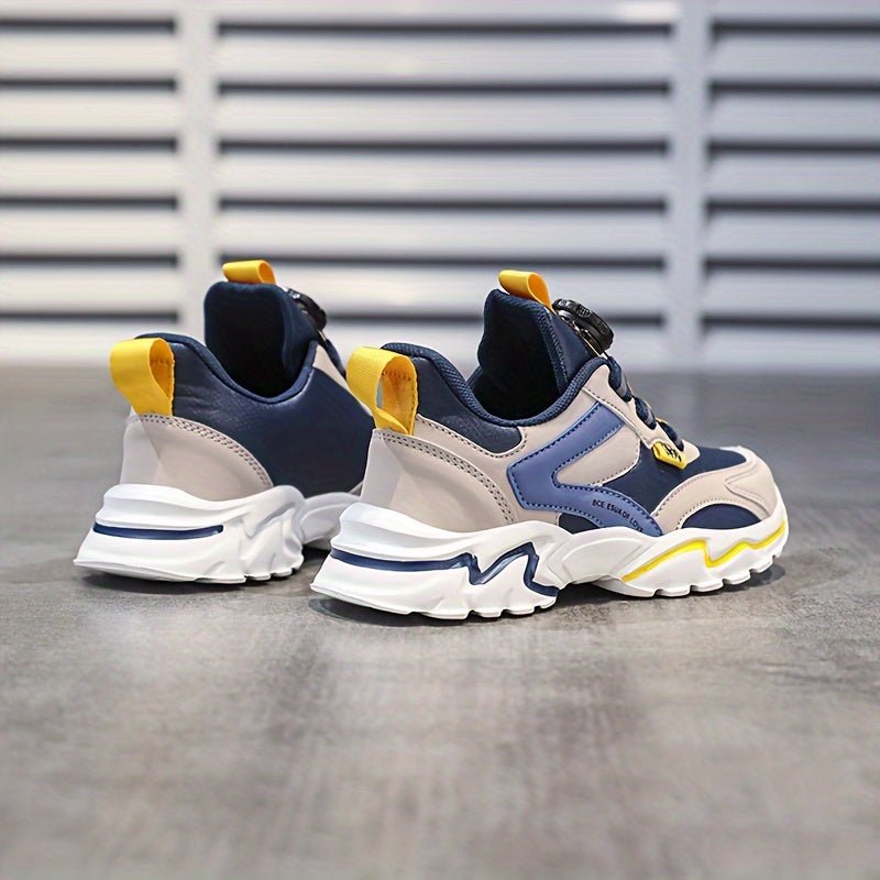 Boy's Chunky Shoes with Rotating Buckle and Soft Sole