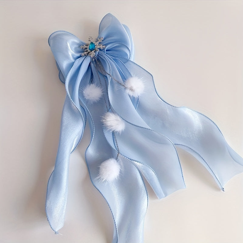 Large Bow Hair Clip Bow Hairpin Hair Barrette French Barrettes Hair Pin