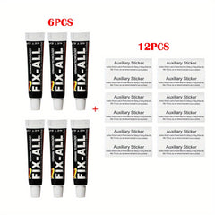 6pcs Punch All-Purpose Glue Strong Adhesion for Plastic Metal Glass Ceramic DIY
