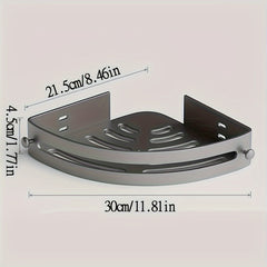 Plastic Storage Rack for Kitchen Bathroom Toilet Wall Mounted Triangle Shelves