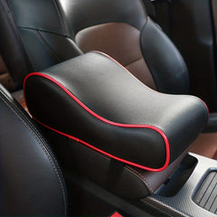 Car Armrest Box Pad Memory Foam Heightened Universal Leather Pad