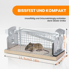 2 Packs Live Mouse Trap For Mice Indoor Outdoor Live Mouse Trap