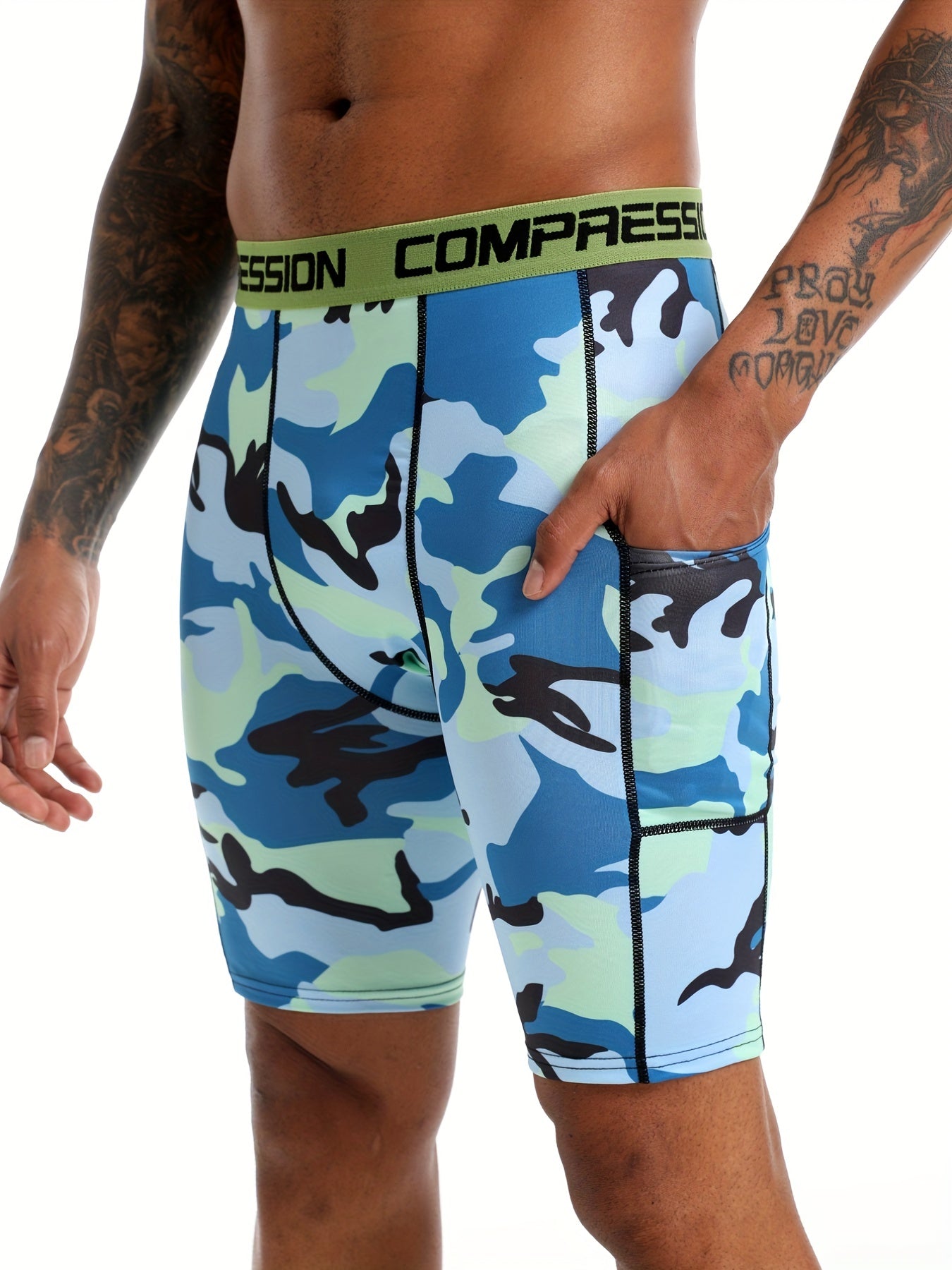 Men's Compression Pants Quick Dry Athletic Shorts