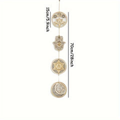 Wooden Pendant Ornament for Outdoor Party and Home Decor
