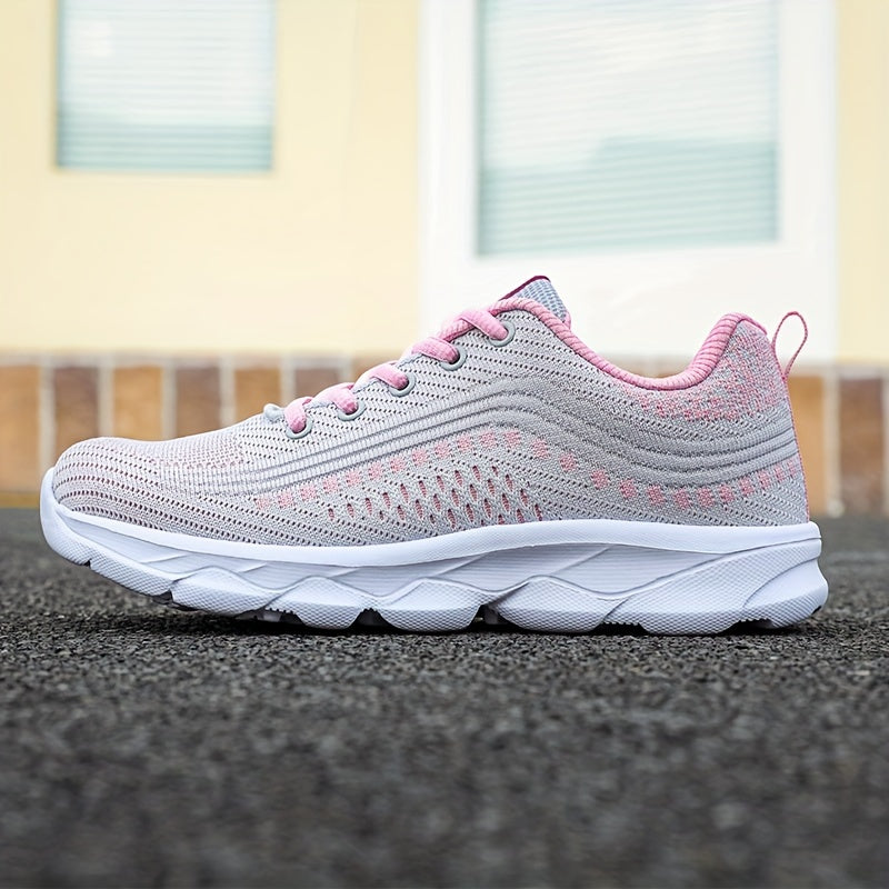 Women's Mesh Breathable Tennis Sports Shoes Lightweight Travel Walking Shoes