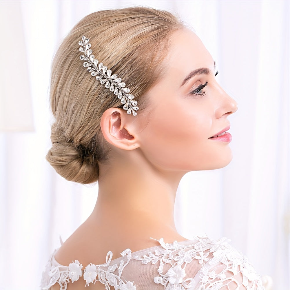 Bridal Headband Wedding Hair Accessories Rhinestone Hair Comb