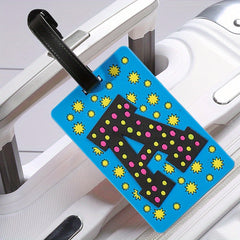 Vintage Silicone Luggage Tag Lightweight Durable Travel Accessory