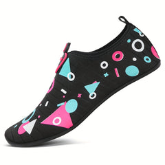 Women's Print Quick Drying Water Shoes for Beach Wading