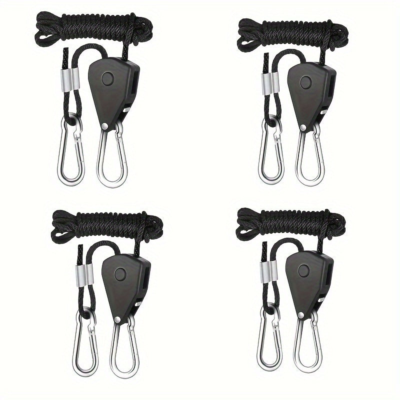 Outdoor Camping Pulley Adjuster with Tent Wind Rope