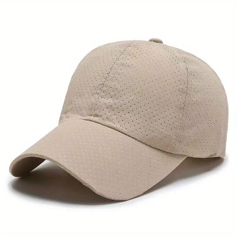 Breathable Baseball Cap Quick Drying Sunshade Dad Hat Lightweight