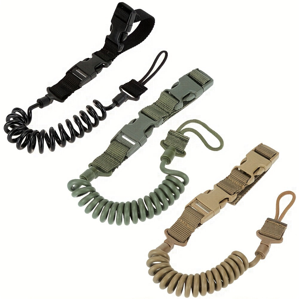 Elastic Quick Release Carabiner Clip Anti Lost Lanyard