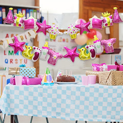 2pcs Birthday Party Decoration Balloons Accessories