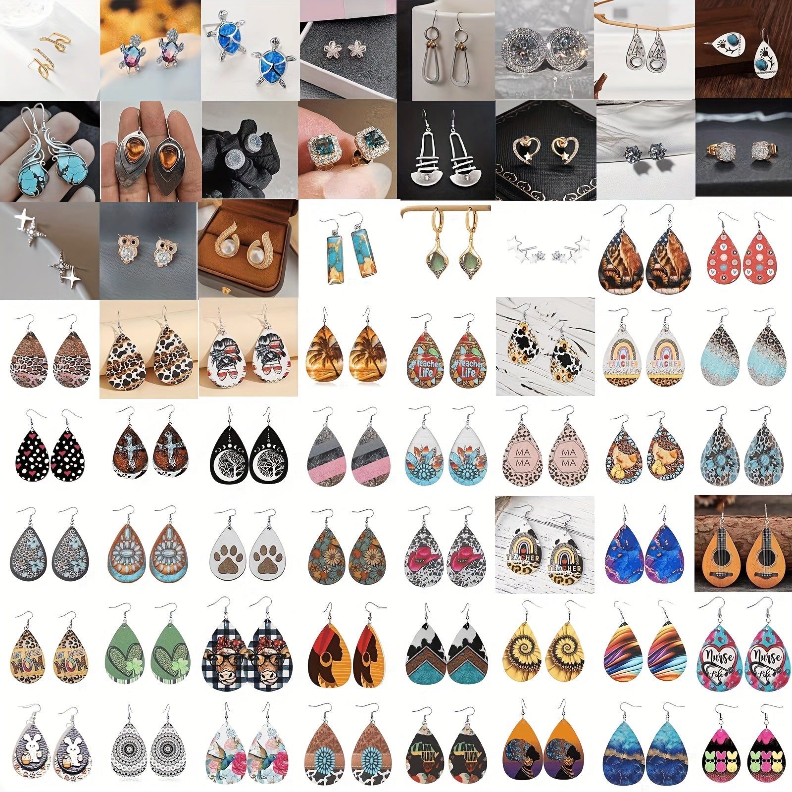 Random Jewelry Gift Bag Pendant Earrings Rings Surprise