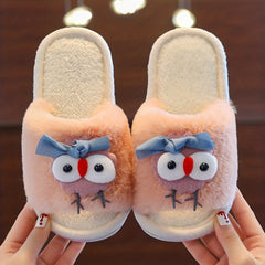 Girls Cartoon House Shoes Non Slip Soft Bottom Walking Shoes
