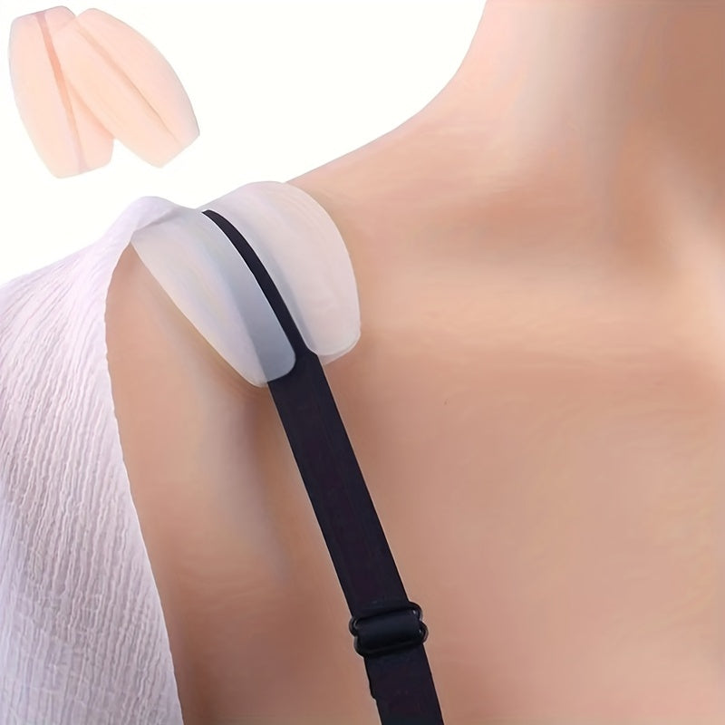 6pcs Silicone Shoulder Pads Bra Strap Cushions Women's Lingerie Accessories