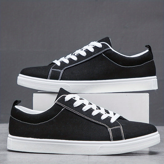 Men's Lace-up Sneakers Skate Shoes Breathable Walking Shoes